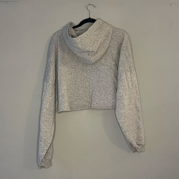 Savage X Fenty Women’s Cropped Hoodie Gray Size Medium - Picture 5 of 5